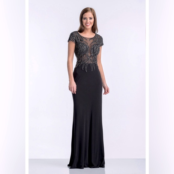TERANI COUTURE long evening gown - Picture 1 of 3